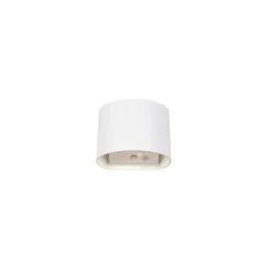 New Reality LED Wandleuchte GENIE weiß halbrund