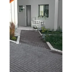 Discount Lusit Rechteckpflaster anthrazit, 20x10x6 cm50 Stk./qm, incl. 2 Wuerfel/Lage