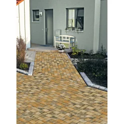 Lusit Rechteck 20x10x6 cm Muschelkalk m. Faseincl. 2 Würfel/Lage