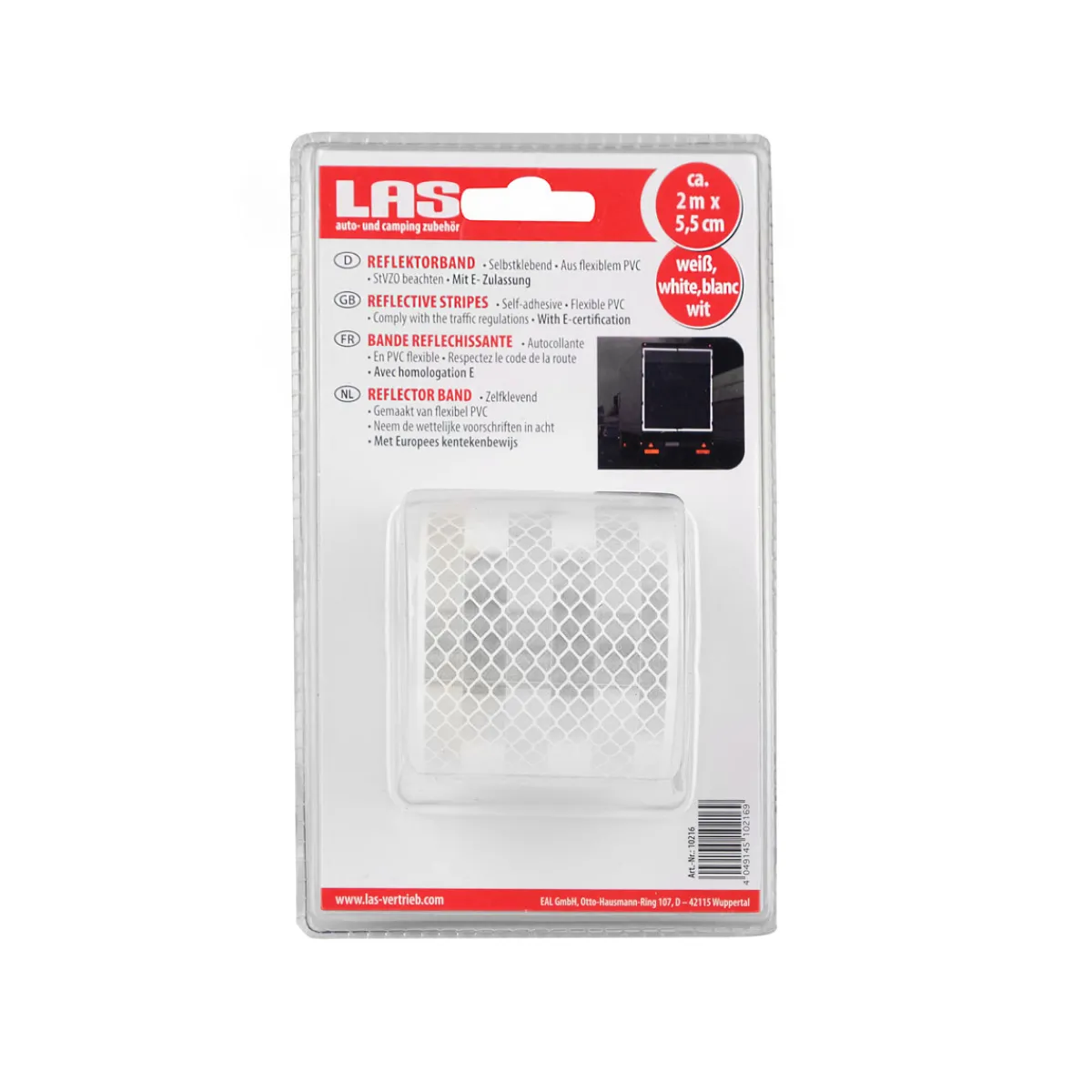 Outlet Reflektorband selbstklebend weiss 2 m