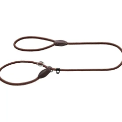 Online Hunter Retriever-Leine Freestyle 8/170mit Stoppring, Tau braun