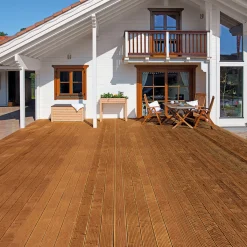 New Rettenmeier Terrassendiele Kiefer/Teak 300 x 14,5 x 2,8 cm