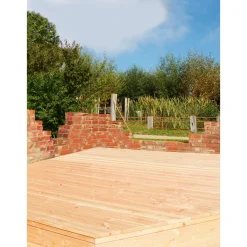 New Rettenmeier Terrassendiele geriffelt 200 x 12 x 2,1 cm