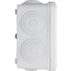 Hot REV Ritter Feuchtraum-Abzweigkasten 8,4 cm IP54 Aufputz grau