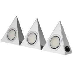 REV Ritter LED-Unterbauleuchte TrianglePromo 3 x 1,8W m Schalter