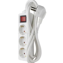 Discount REV Ritter Steckdosenleiste Standard 3-fach mit Schalter 1,4 m weiß