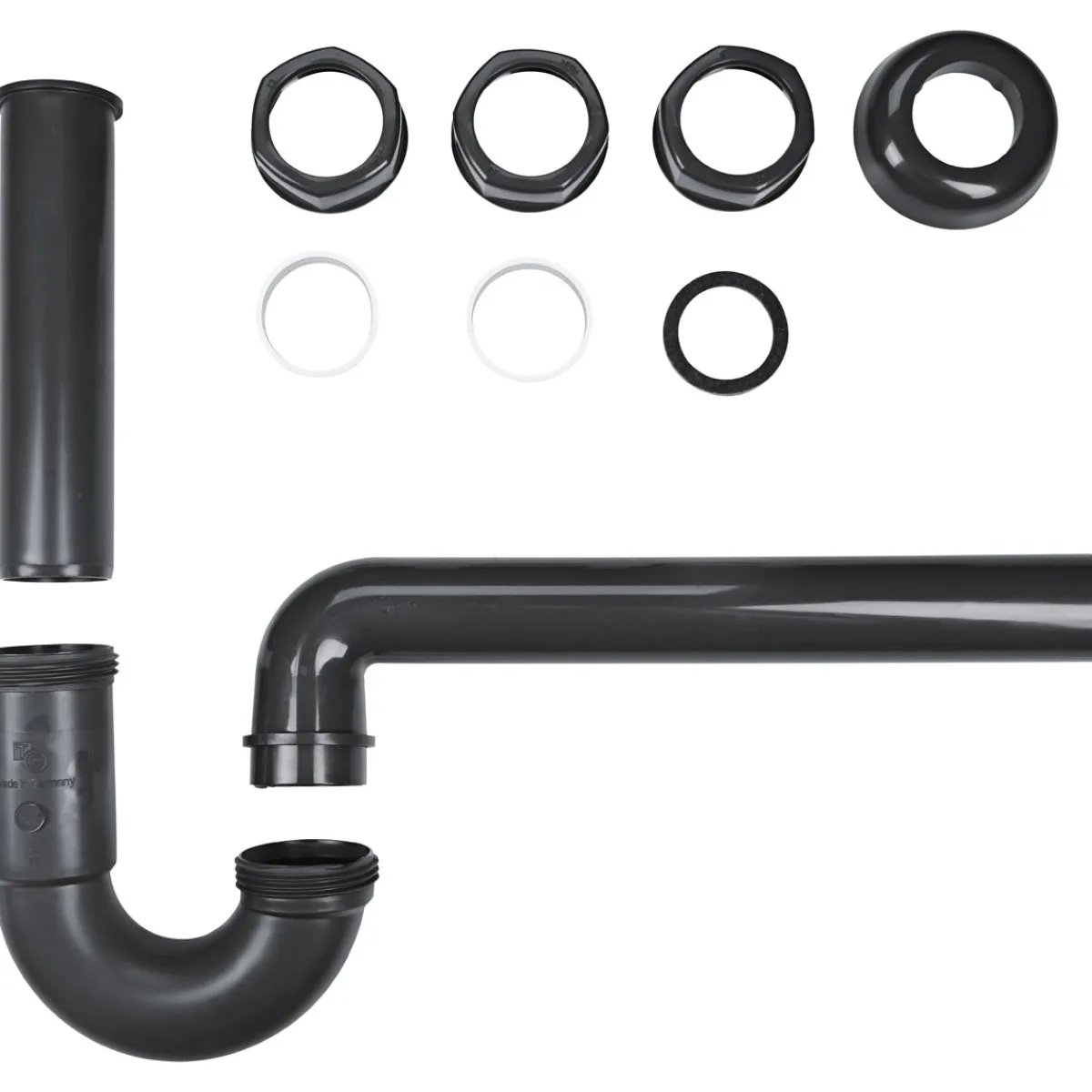 Hot Rezyklatsiphon 1 1/4" Kunststoff