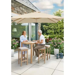 Clearance Schneider Schirme Rhodos Twist Loft 300x300/8 natur