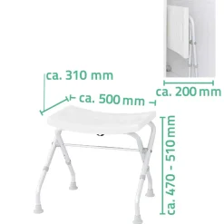 Ridder Bad-Hocker klappbar höhenverstellbar