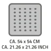 Discount Ridder Duscheinlage 54 x 54 cm Lido schwarz