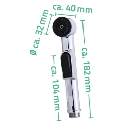 Hot Ridder Duschkopf Santa Cruz mit Schalter chrom