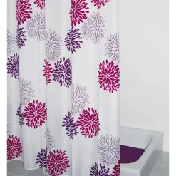 Clearance Ridder Duschvorhang Textil Sandra ca 180 x 200 cm lila