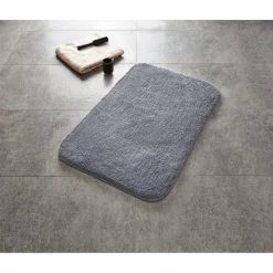 Online Ridder Teppich Chic 55 x 50 cm grau Polyester-Microfaser