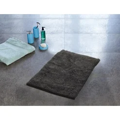 Best Ridder Teppich Soft 55 x 85 cm anthrazit Polyester-Microfaser