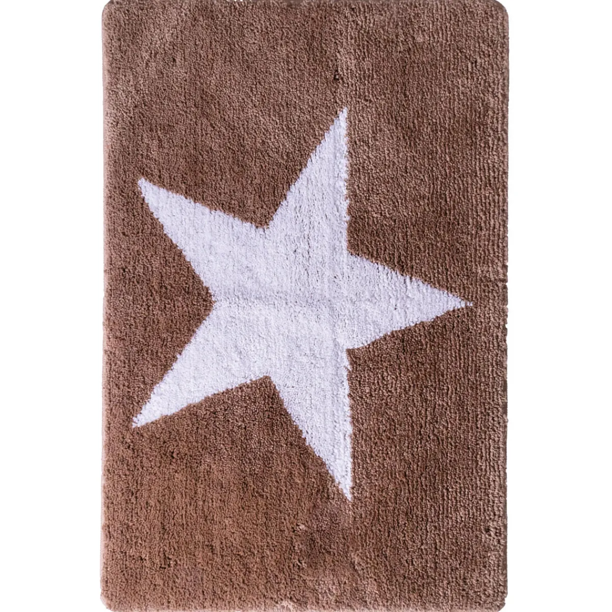 Online Ridder Teppich Star 60 x 90 cm weiß-beige Polyester-Microfaser