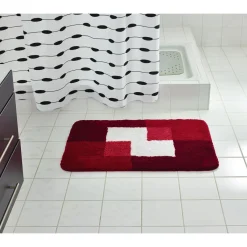 Ridder Vorleger Coins 55 x 50 cm Coins rot Polyester