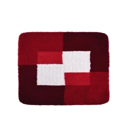 Ridder Vorleger Coins 55 x 50 cm Coins rot Polyester