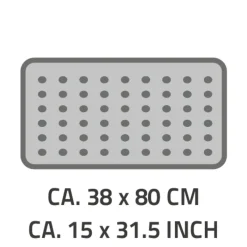 Online Ridder Wanneneinlage Lido 38 x 80 cm schwarz