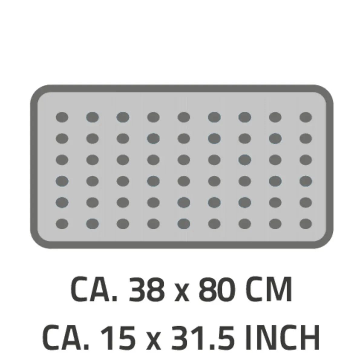Online Ridder Wanneneinlage Lido 38 x 80 cm schwarz