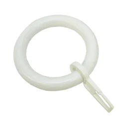Discount Gardinia Ringe Kunststoff m. Haken Bifo 28mm weiß