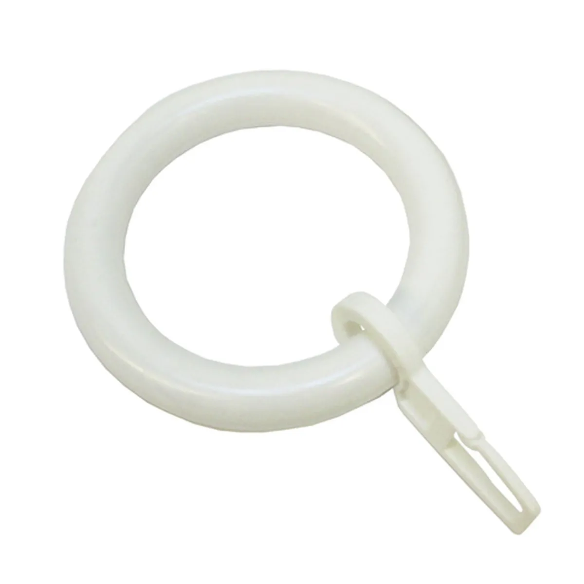 Discount Gardinia Ringe Kunststoff m. Haken Bifo 28mm weiß