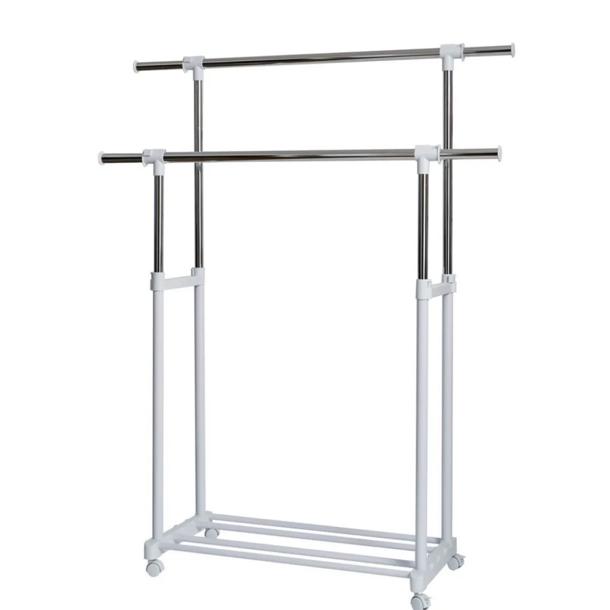 New Roll-Kleiderständer XXL 90-134 x 44 x 95-169 cm
