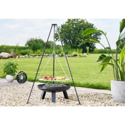 Outlet Rothmann Dreibein fuer Feuerschalen Dm.60cm massives Stahlgestell Grillfl. 58cm