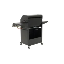Best Rothmann Gasgrillwagen Daytona 5 Plusschwarz mit Edelstahlapplikationen