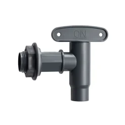 Best Garantia RT-Auslaufhahn 3/4" graph. grey inkl.Dichtung und Kontermutter