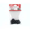 Rundkopf, 10 Stk. PVC schwarz