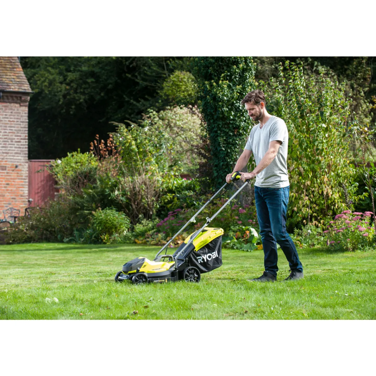 Clearance Ryobi Akku-Rasenmäher OLM1833B ohne Akku und Ladegerät