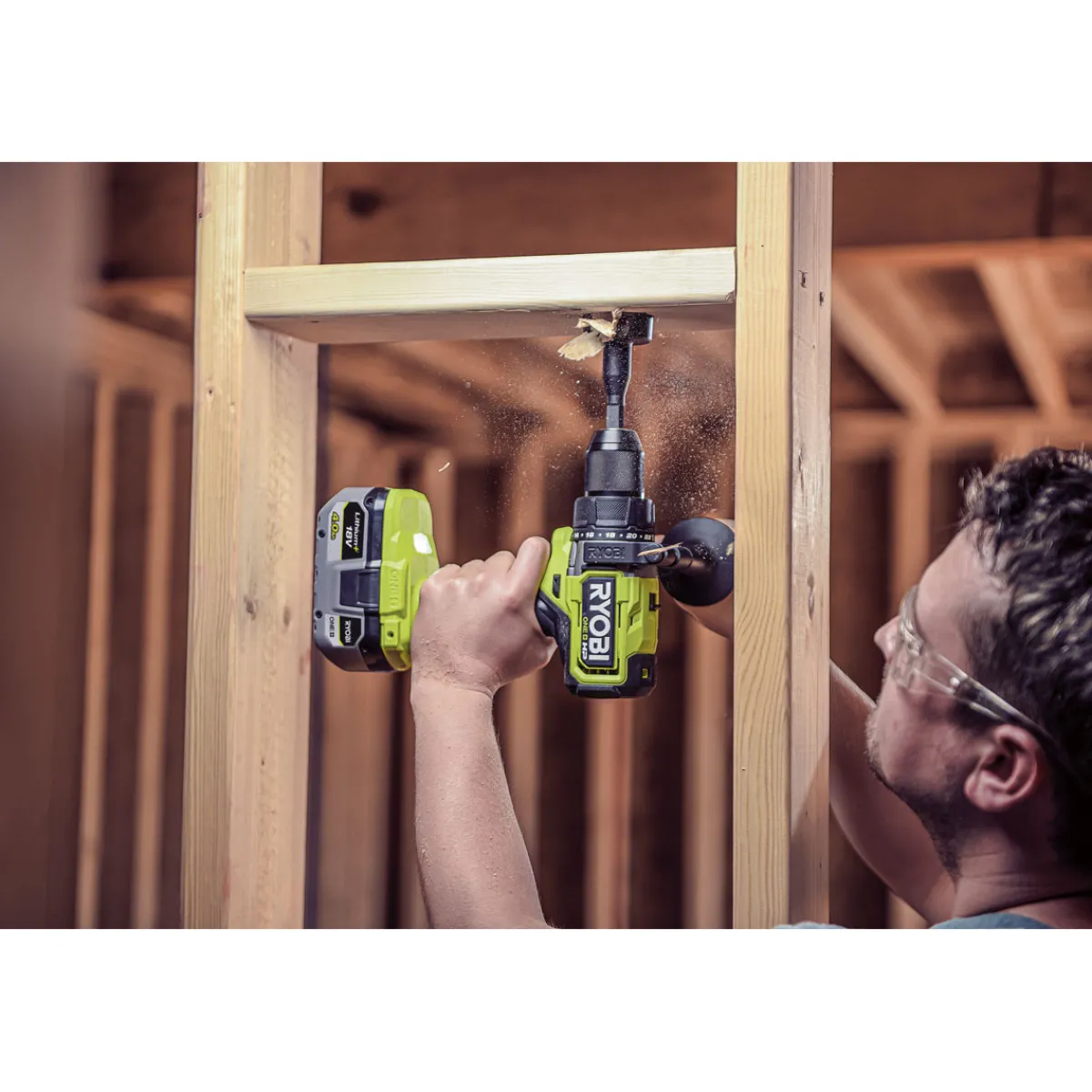 Best Ryobi Akku-Schlagbohrschrauber RPD18X-242S inkl 2 Akkus und Ladegerät