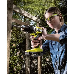 Best Ryobi Akku-Schlagbohrschrauber RPD18X-242S inkl 2 Akkus und Ladegerät
