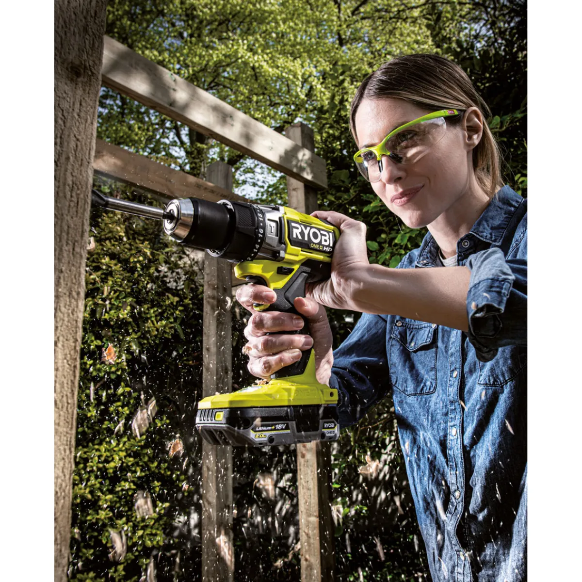 Best Ryobi Akku-Schlagbohrschrauber RPD18X-242S inkl 2 Akkus und Ladegerät