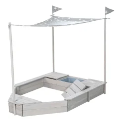 Discount Sandkasten Boot 65 x 109 x 154 cm