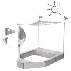 Discount Sandkasten Boot 65 x 109 x 154 cm