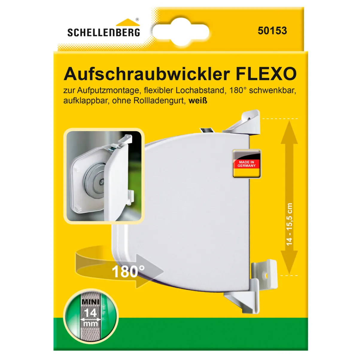 Best Schellenberg Aufschraubwickler Flexo Mini aufklappbar