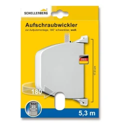New Schellenberg Aufschraubwickler Maxi schwenkbar weiß