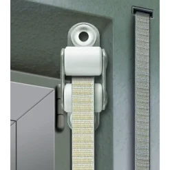 Clearance Schellenberg Doppelleitrolle Mini für 14 mm Gurtband weiß