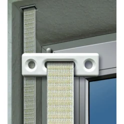 Hot Schellenberg Gurtführung eckig für 14-23 mm Gurtband weiß