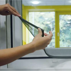 Best Schellenberg Insektenschutz-Magnetrahmen 100 x 120 cm anthrazit
