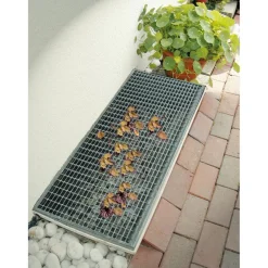 Clearance Schellenberg Lichtschacht-Gitter Sauberer Lichtschacht Aluminium 50 x 125 cm