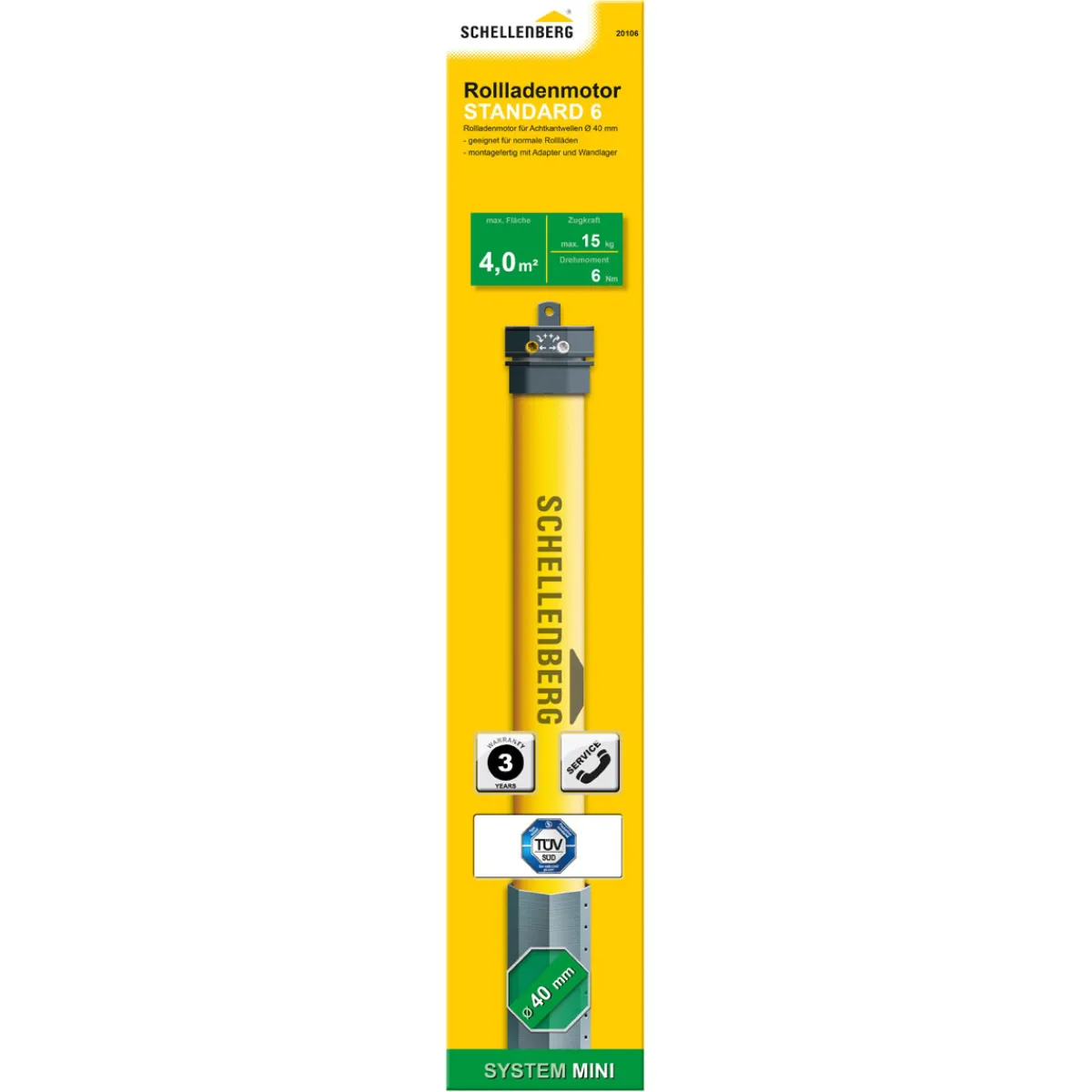 Hot Schellenberg Rollladenmotor Mini Standard 6Nm