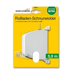 Schellenberg Schnurwickler weiß inkl 5m Schnur