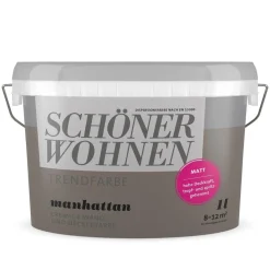 Schöner Wohnen Farbe Trendfarbe Manhattan Matt L