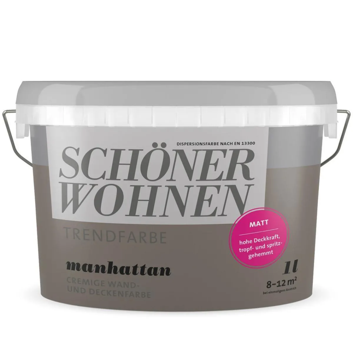 Schöner Wohnen Farbe Trendfarbe Manhattan Matt L