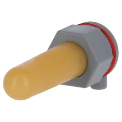 Hot Schraubventil mit Latexsauger grau-gelb