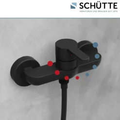 New Schütte Duscharmatur Denver schwarz matt