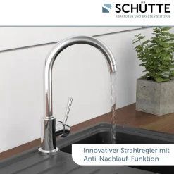 Schütte Küchenarmatur Cornwall Spültischarmatur chrom