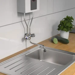 Best Schütte Spültischarmatur Niederdruck schwenkbar für 5 L Obertischspeicher